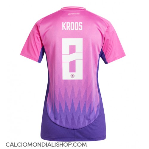 Maglie da calcio Germania Toni Kroos #8 Seconda Maglia Femminile Europei 2024 Manica Corta